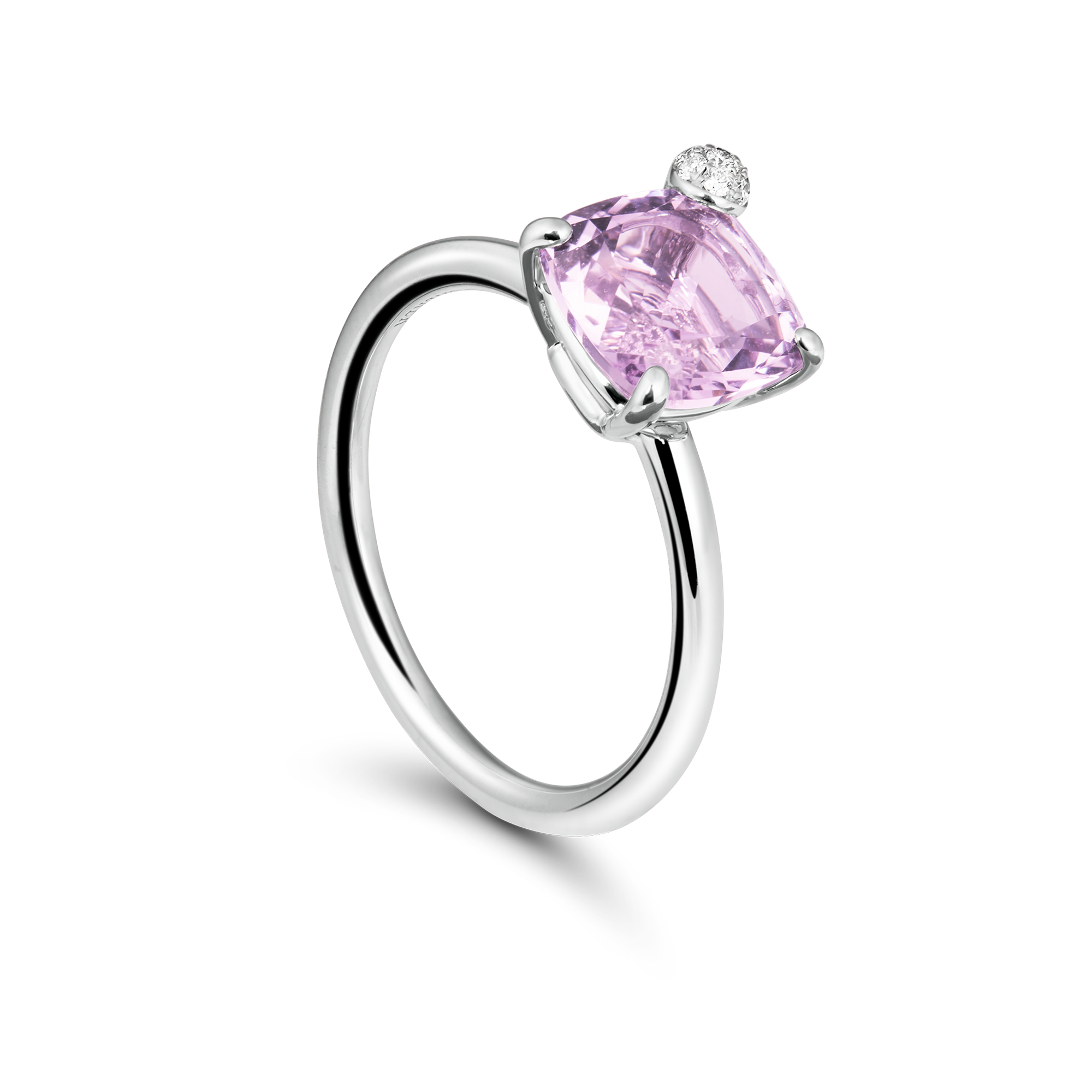 Ring, white gold - Peekaboo