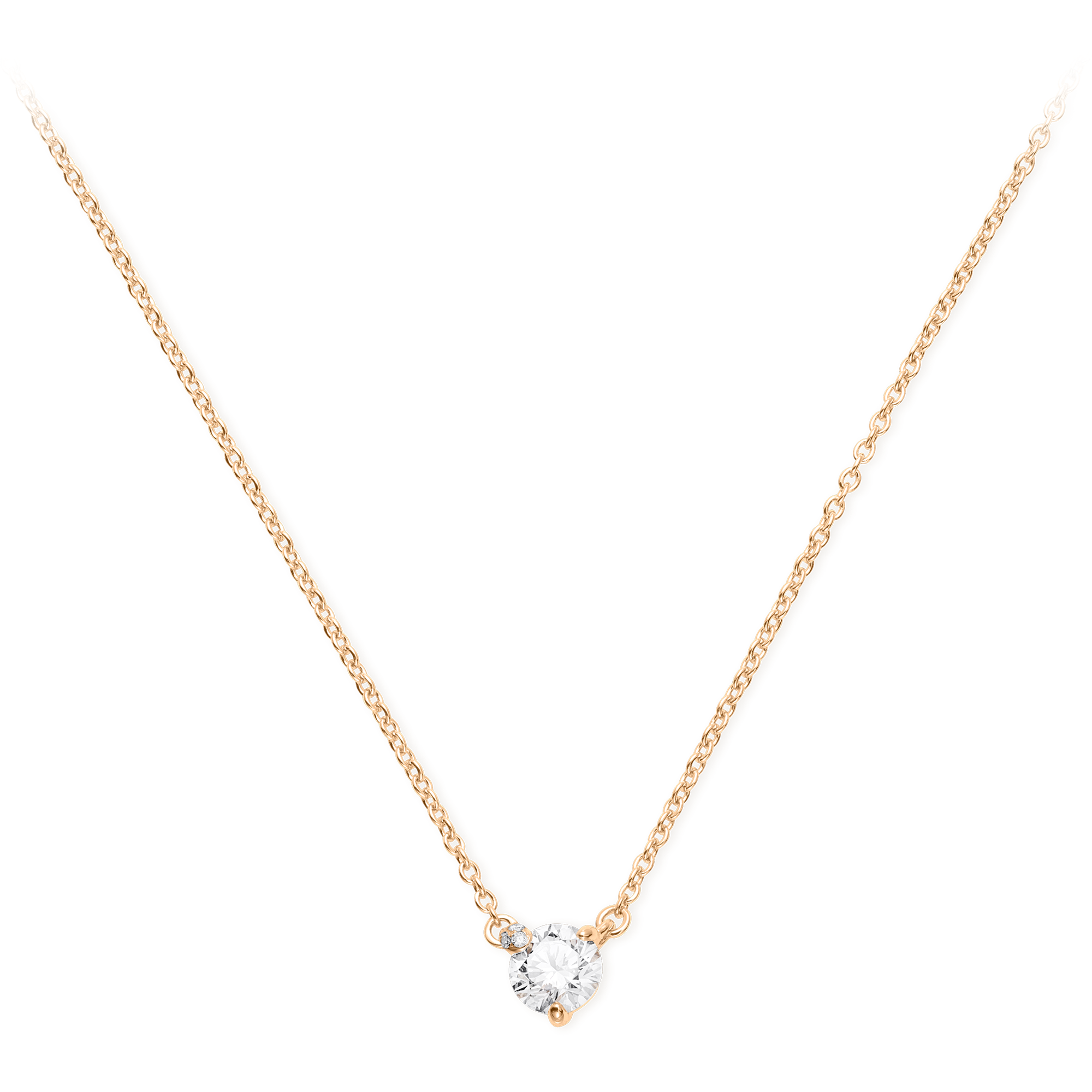 Necklace, rose gold - Peekaboo